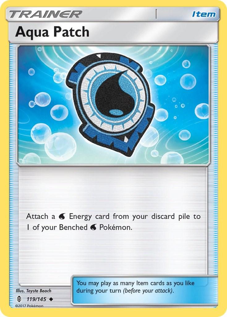 Aqua Patch [League Cup Staff] #119 from Guardians Rising Pokémon card set